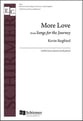 More Love SATB choral sheet music cover